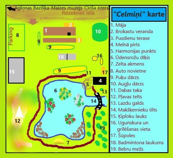 Idilliska Latgaliesu Lauku Maja Ar Melno Pirti Villa Aglona Buitenkant foto